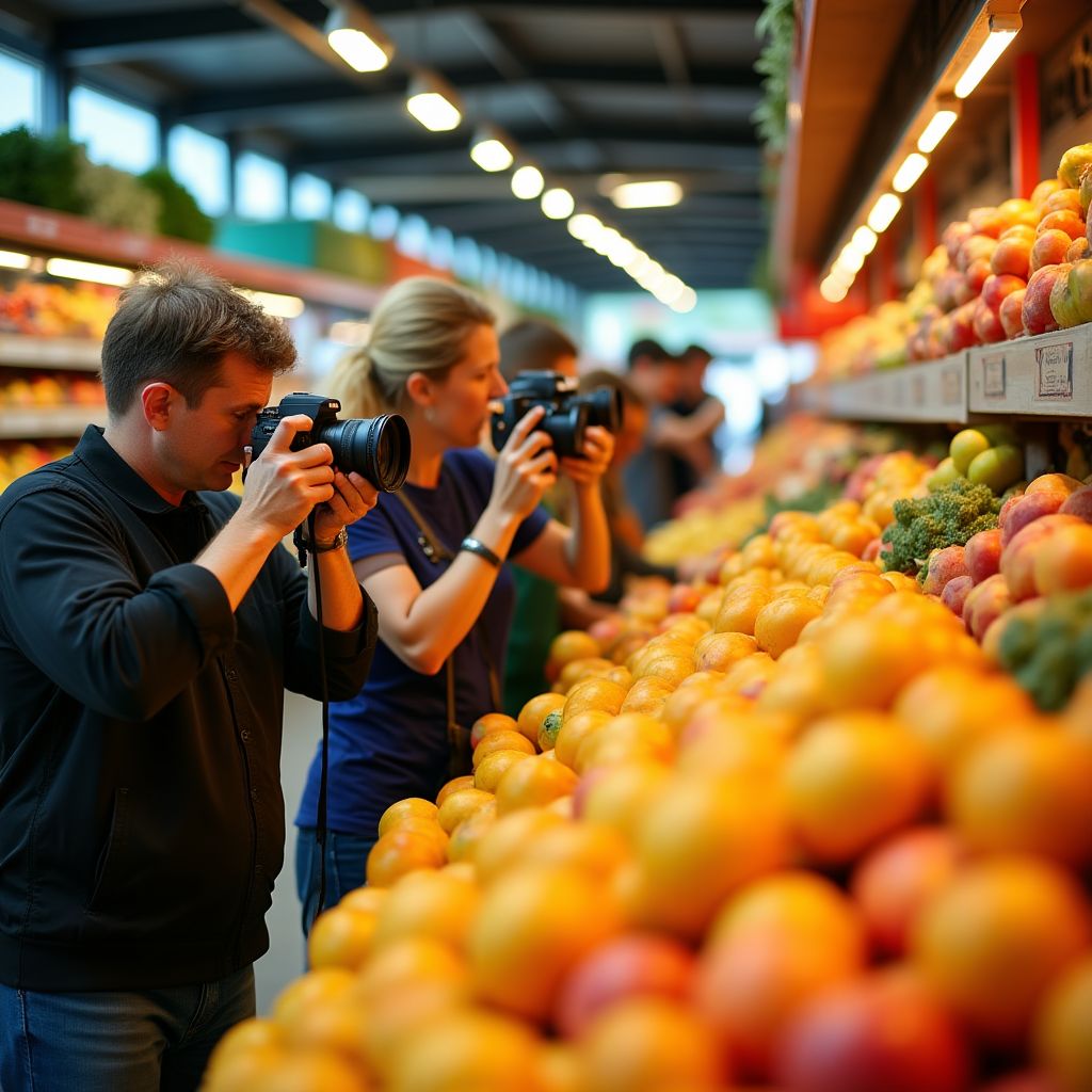 Photography workshop in progress