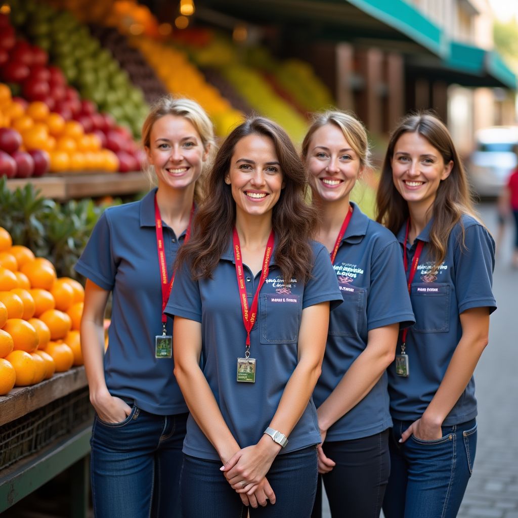 Colorful Markets team at Sydney Markets