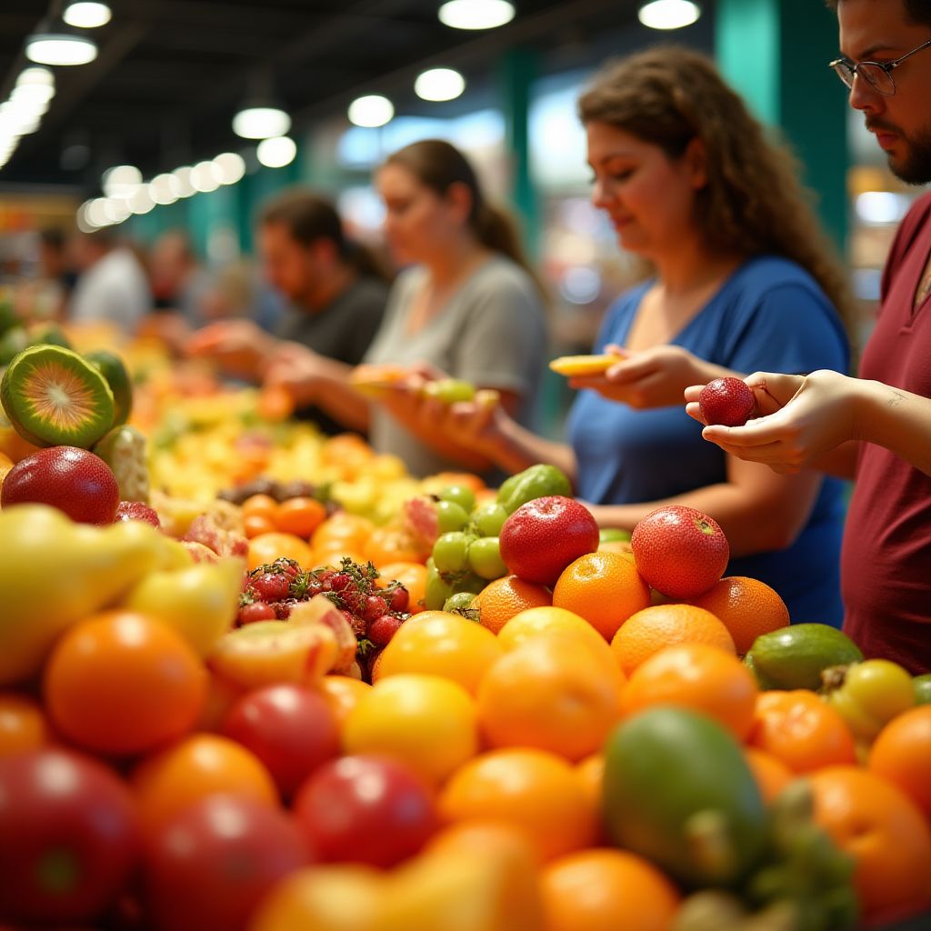 Fruit tasting sessions