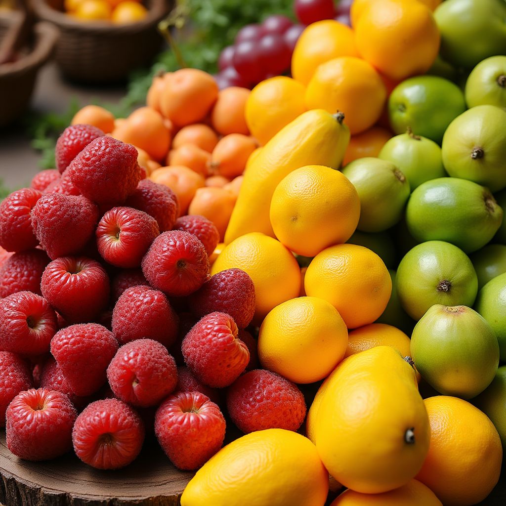 Seasonal fruit arrangement